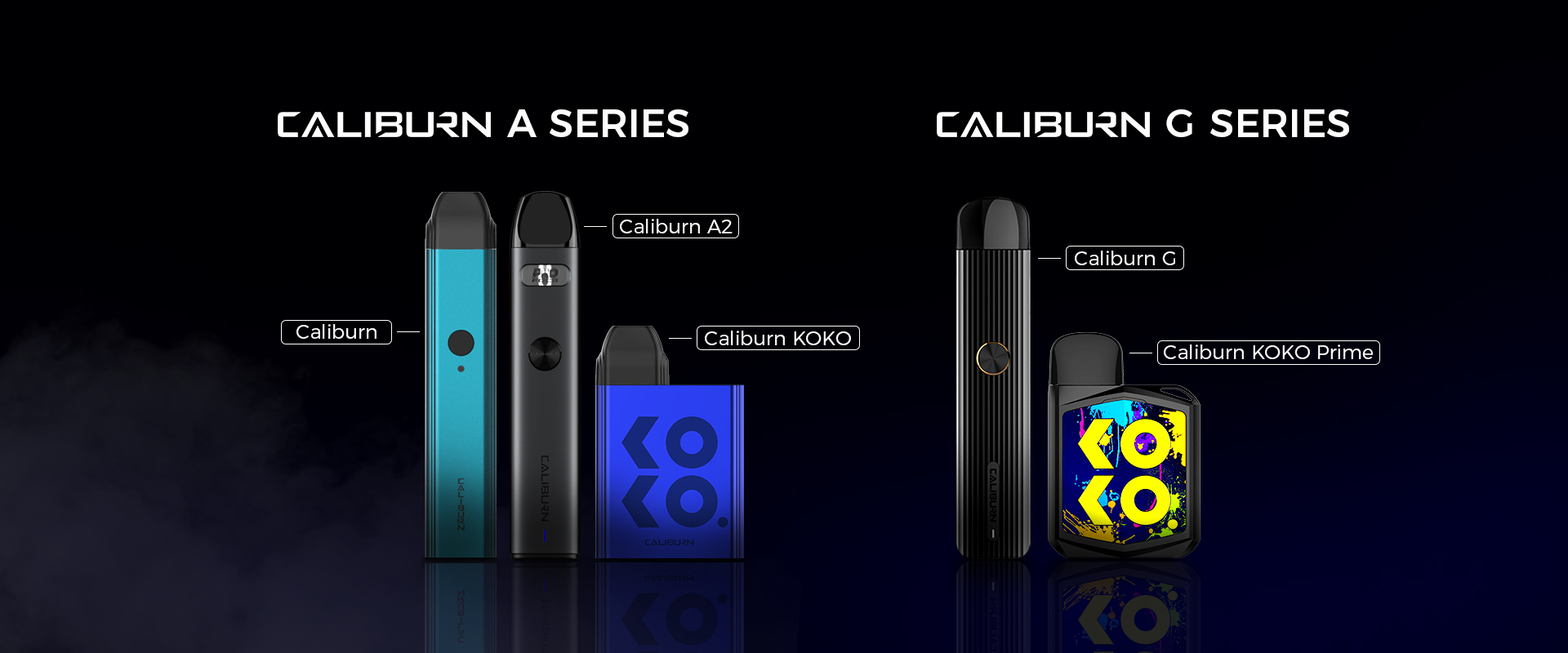 Top 3 Devices from UWELL Caliburn Series Worth Choosing