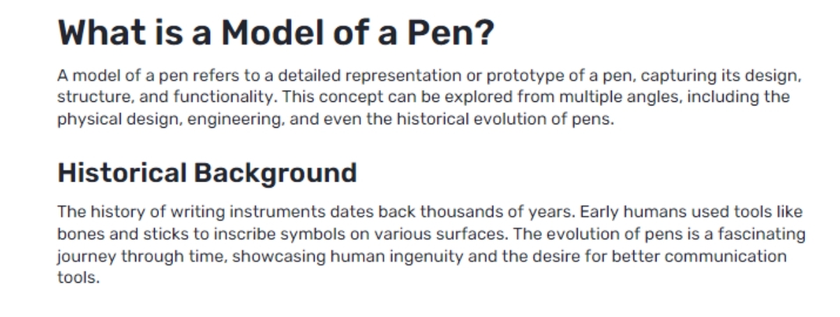 How Have Pen Models Evolved and What Impacts the Materials in Modern Models?